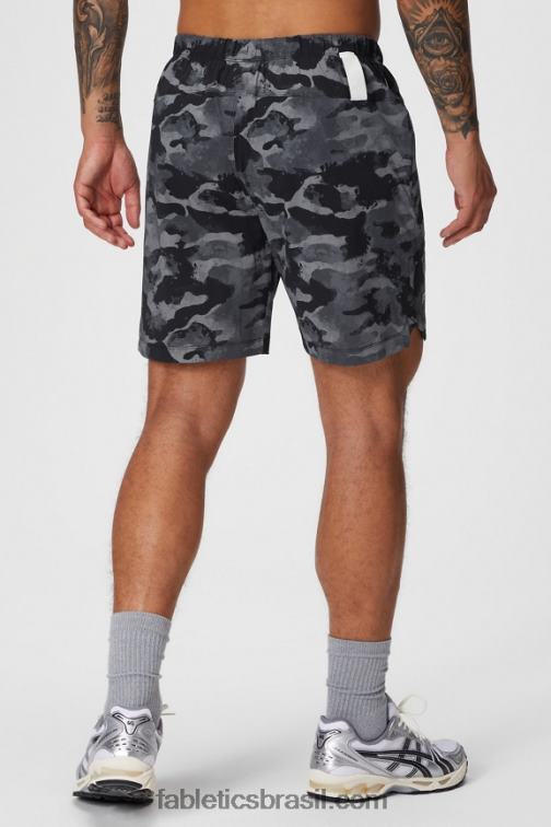 Fabletics camuflagem preta 420HR3253 aquele baixinho 156 homens
