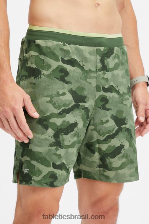 Fabletics camuflagem verde tática 420HR3221 o curto fundamental ii 149 homens