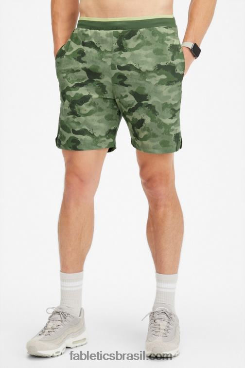Fabletics camuflagem verde tática 420HR3221 o curto fundamental ii 149 homens