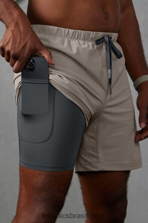 Fabletics caqui brutalista 420HR3295 aquele curto (alinhado) 162 homens