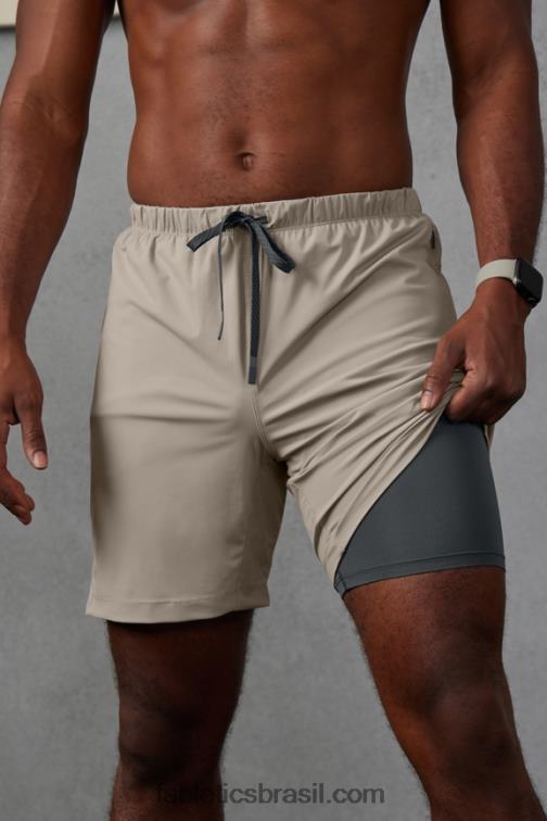 Fabletics caqui brutalista 420HR3295 aquele curto (alinhado) 162 homens
