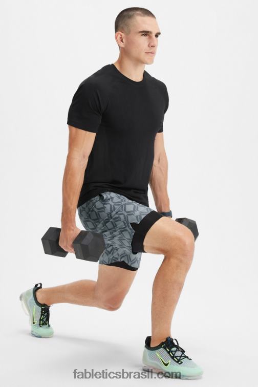 Fabletics castelo cinza sombra 420HR3151 o fundamental curto ii (alinhado) 137 homens