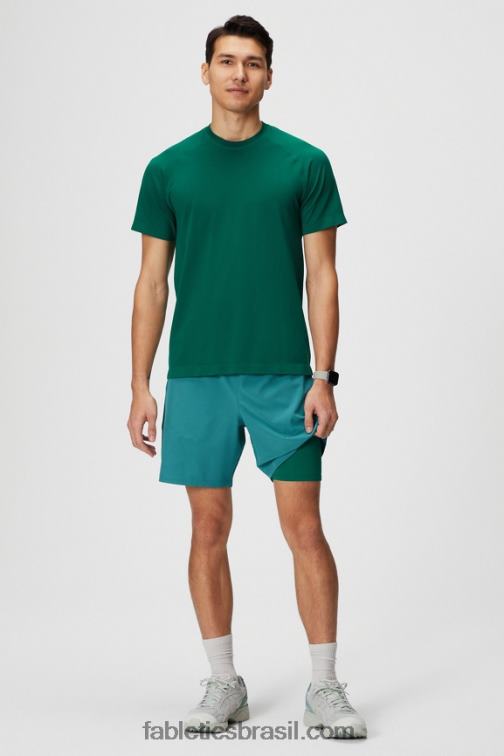 Fabletics cerceta escura 420HR3146 o fundamental curto ii (alinhado) 136 homens