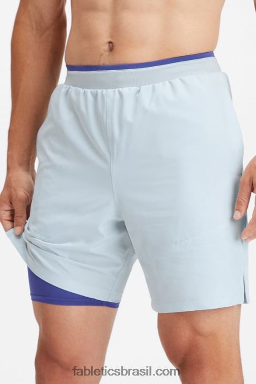 Fabletics cinza azul 420HR3305 o fundamental curto ii (alinhado) 163 homens
