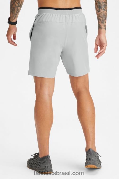 Fabletics cinza mineral 420HR3194 o curto fundamental ii 144 homens