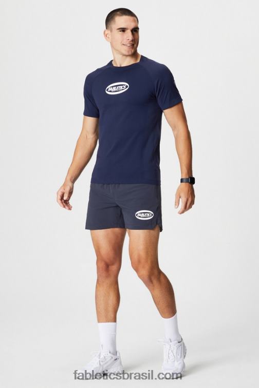 Fabletics clássico oval marinho 420HR3273 aquele curto 160 homens