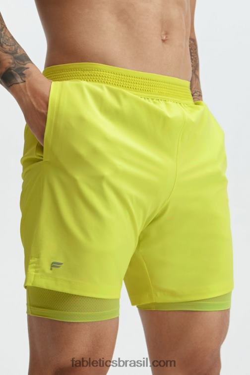 Fabletics entusiasmo 420HR3328 o curto fundamental (alinhado) homens