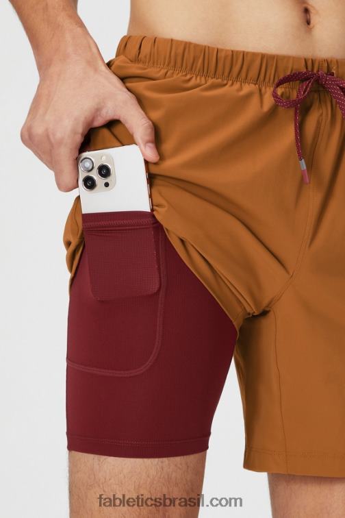 Fabletics ferrugem vintage 420HR3187 aquele curto (alinhado) 143 homens