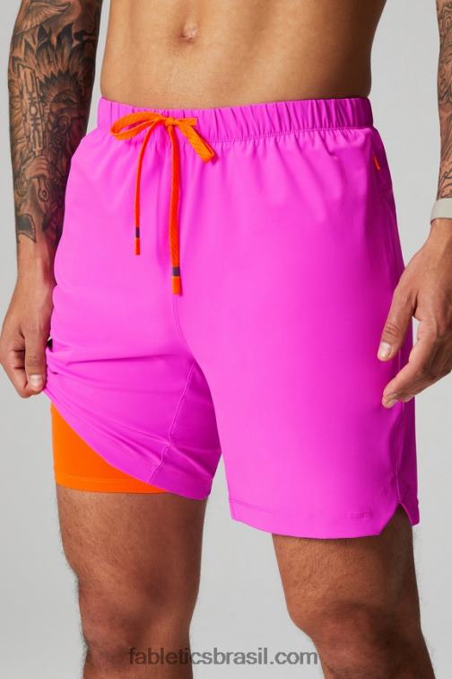 Fabletics fuga rosa 420HR3180 aquele curto (alinhado) 141 homens