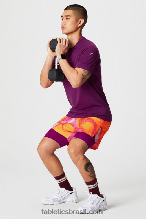 Fabletics fuga rosa loucura de verão 420HR3123 o fundamental curto ii (alinhado) 132 homens