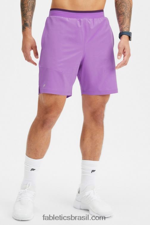 Fabletics fumaça lilás 420HR3153 o fundamental curto ii (alinhado) 138 homens