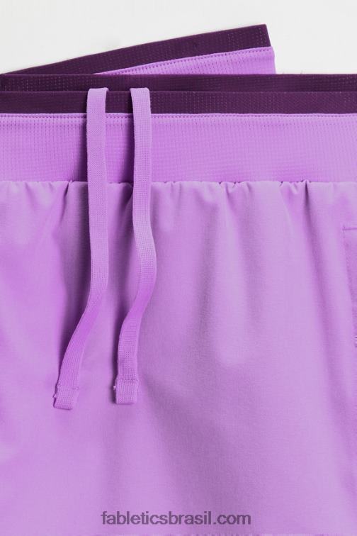 Fabletics fumaça lilás 420HR3208 o fundamental curto ii 147 homens