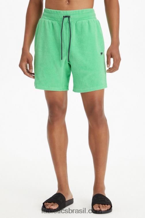 Fabletics água tropical 420HR3360 a ilha terry short homens
