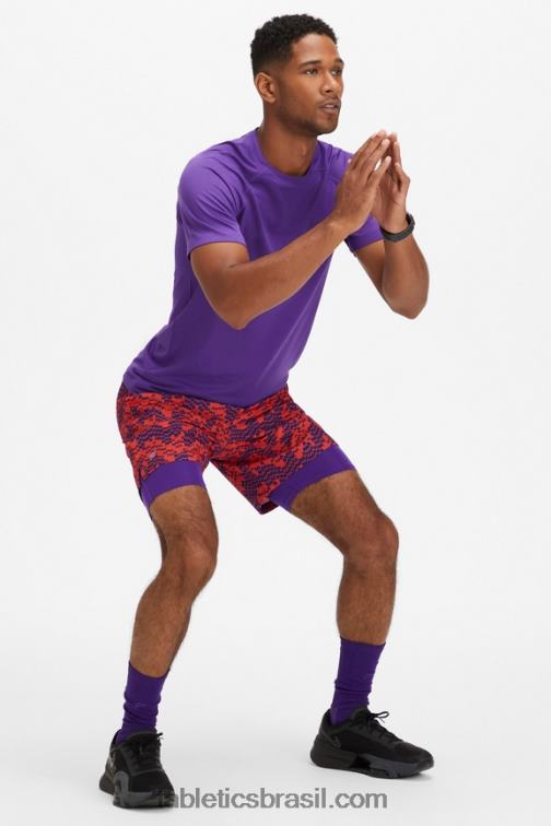 Fabletics infravermelho 420HR3155 o fundamental curto ii (alinhado) 138 homens