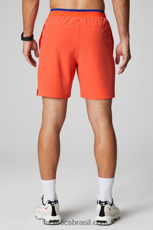 Fabletics laranja paixão 420HR3124 o fundamental curto ii (alinhado) 132 homens