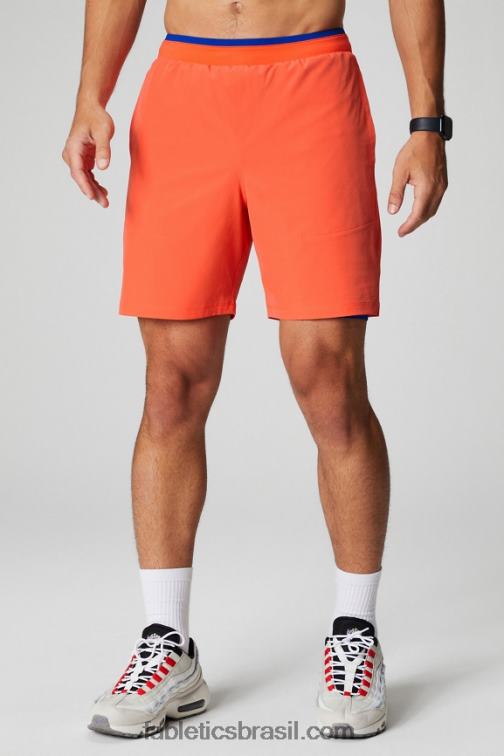 Fabletics laranja paixão 420HR3264 o fundamental curto ii 158 homens