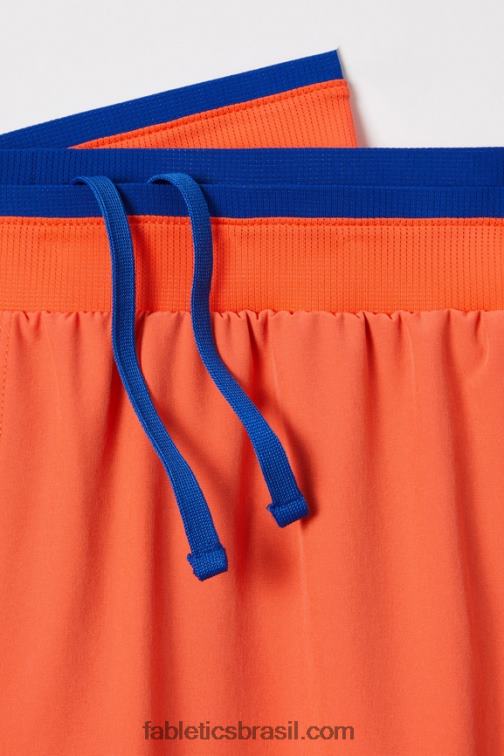 Fabletics laranja paixão 420HR3264 o fundamental curto ii 158 homens