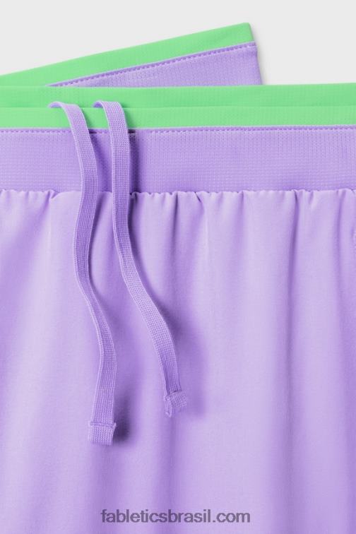 Fabletics lavanda icônica 420HR3198 o fundamental curto ii 145 homens
