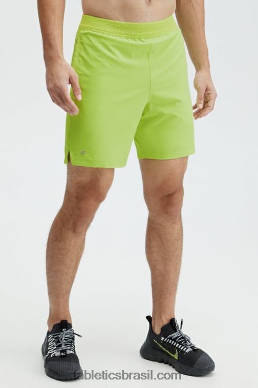 Fabletics limão vívido 420HR3345 o curto fundamental 166 homens