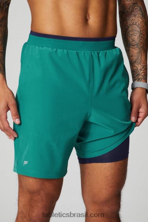 Fabletics maré de miami 420HR3131 o fundamental curto ii (alinhado) 133 homens