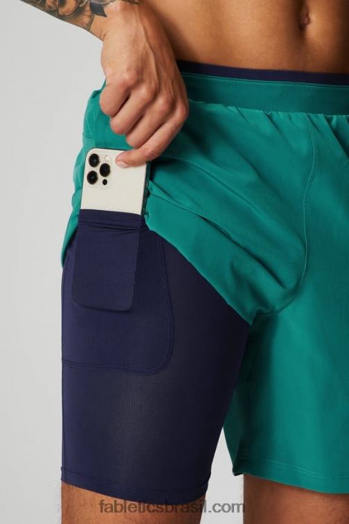Fabletics maré de miami 420HR3131 o fundamental curto ii (alinhado) 133 homens
