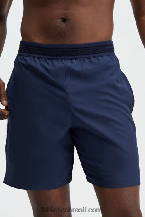 Fabletics marinha 420HR3336 o curto fundamental 164 homens