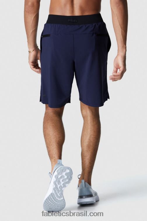 Fabletics marinha 420HR3355 a franquia curta (alinhada) homens