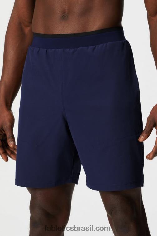 Fabletics marinha profunda 420HR3192 o curto fundamental ii 144 homens