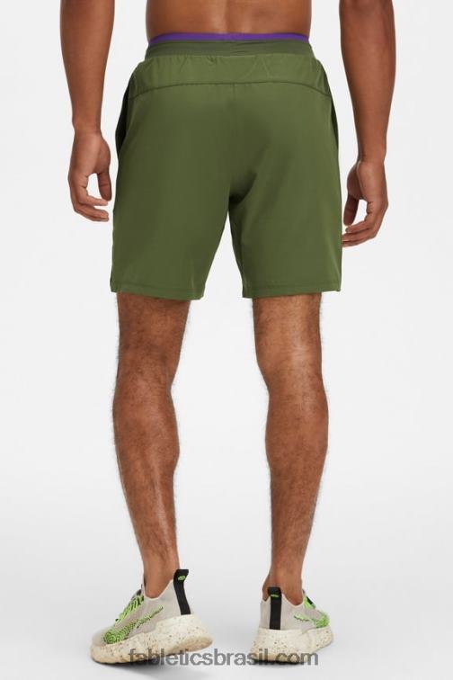 Fabletics musgo escuro 420HR3211 o fundamental curto ii 147 homens