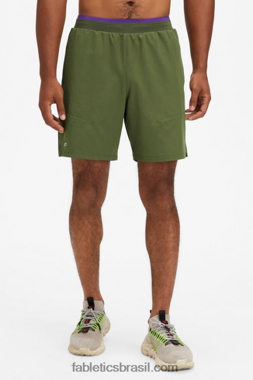 Fabletics musgo escuro 420HR3211 o fundamental curto ii 147 homens