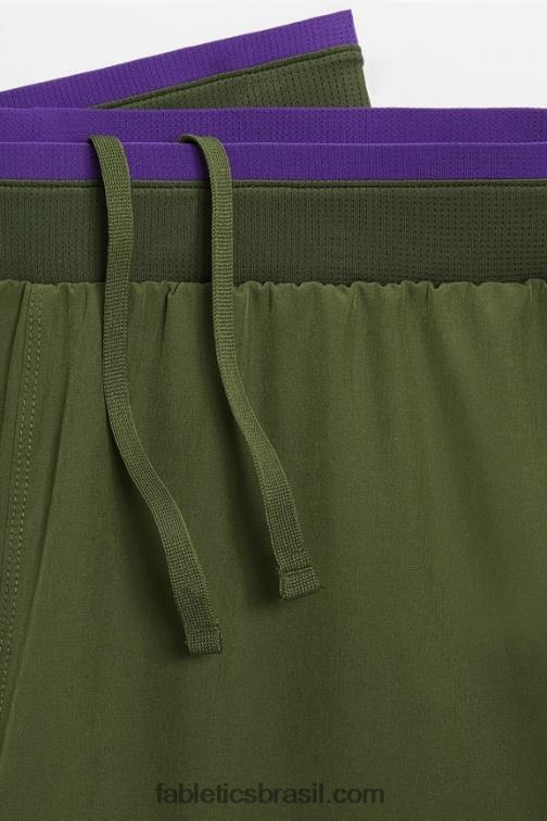 Fabletics musgo escuro 420HR3211 o fundamental curto ii 147 homens
