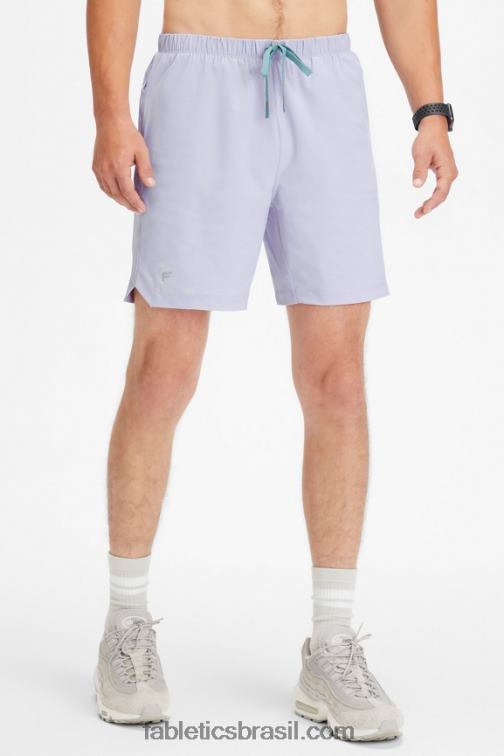 Fabletics névoa lilás 420HR3274 aquele curto 160 homens