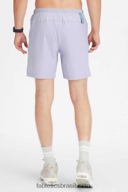 Fabletics névoa lilás 420HR3274 aquele curto 160 homens