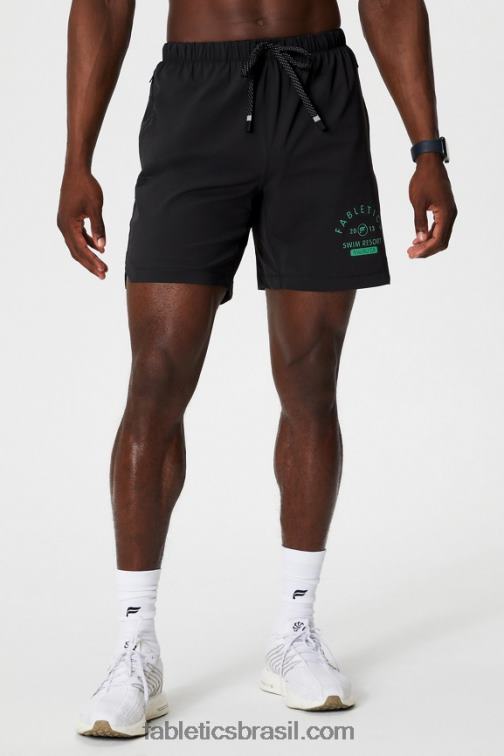 Fabletics nadar preto 420HR3367 aquele baixinho 166 homens