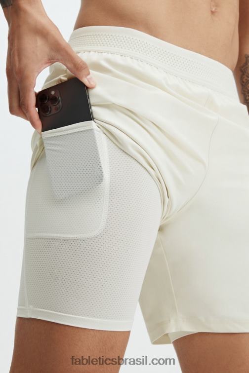 Fabletics osso 420HR3320 o curto fundamental (alinhado) homens