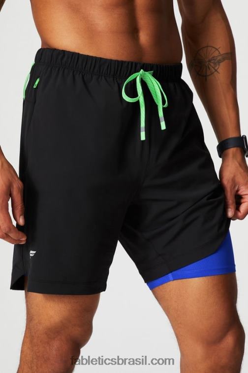 Fabletics ponta de limão selvagem 420HR3184 aquele curto (alinhado) 142 homens