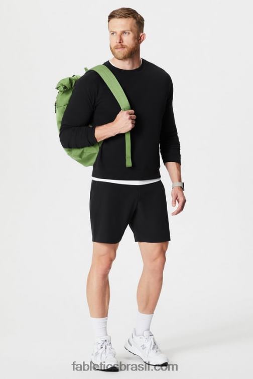 Fabletics preto 420HR3160 o único curto homens