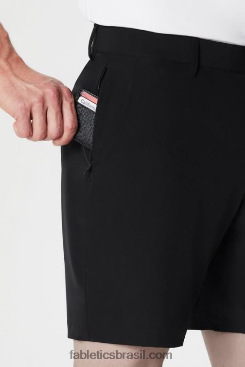 Fabletics preto 420HR3160 o único curto homens