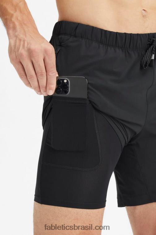 Fabletics preto 420HR3174 aquele curto (alinhado) 140 homens