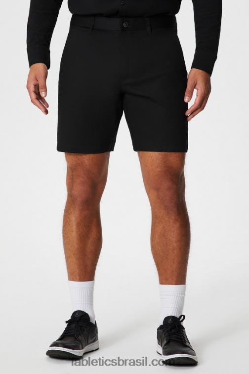 Fabletics preto 420HR3297 o short chino lateral alto homens