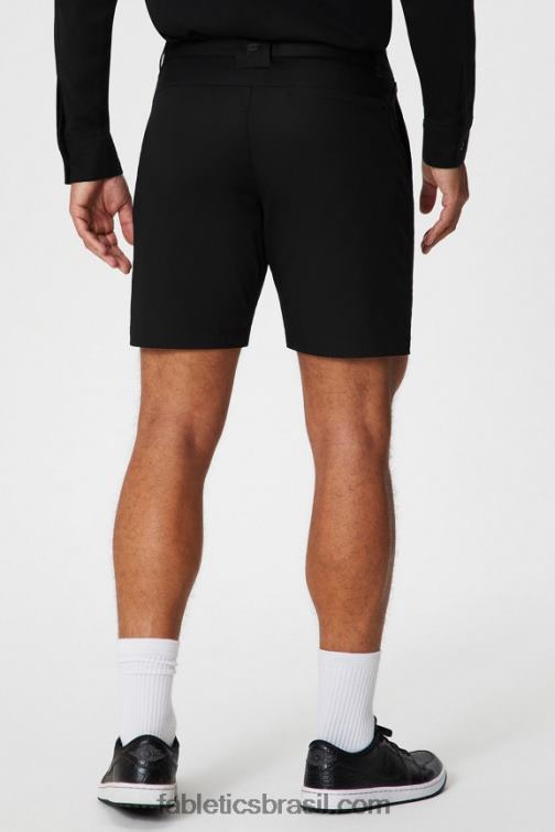 Fabletics preto 420HR3297 o short chino lateral alto homens