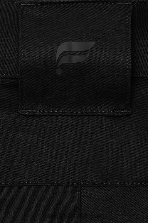 Fabletics preto 420HR3297 o short chino lateral alto homens