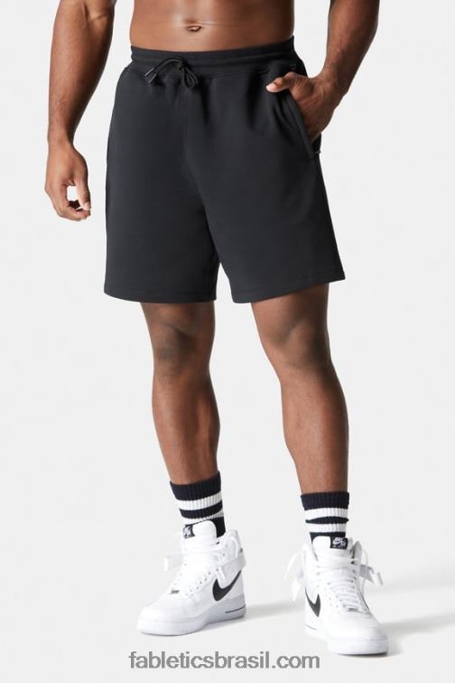Fabletics preto 420HR3369 a quadra curta homens