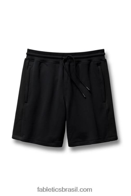 Fabletics preto 420HR3369 a quadra curta homens