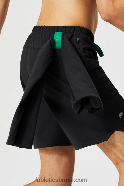 Fabletics preto/verde grama 420HR3181 aquele curto (alinhado) 141 homens