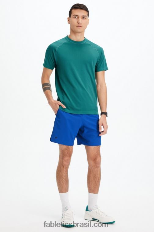 Fabletics raça azul 420HR3332 o curto fundamental 163 homens