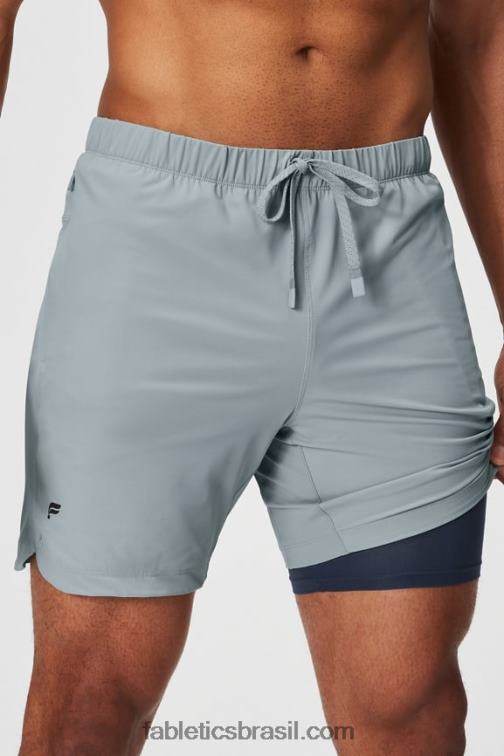 Fabletics sombra cinza 420HR3173 aquele curto (alinhado) 140 homens