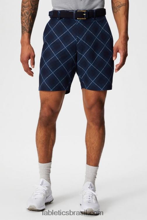 Fabletics tartan de golfe neutro 420HR3164 o único curto homens