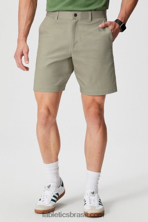 Fabletics taupe fresco 420HR3300 o short chino lateral alto homens