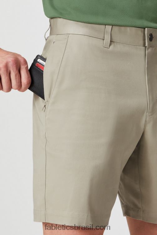 Fabletics taupe fresco 420HR3300 o short chino lateral alto homens